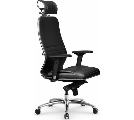 Кресло МЕТТА Samurai KL-3.04 MPES z312421903 на колесиках, эко.кожа, черный
