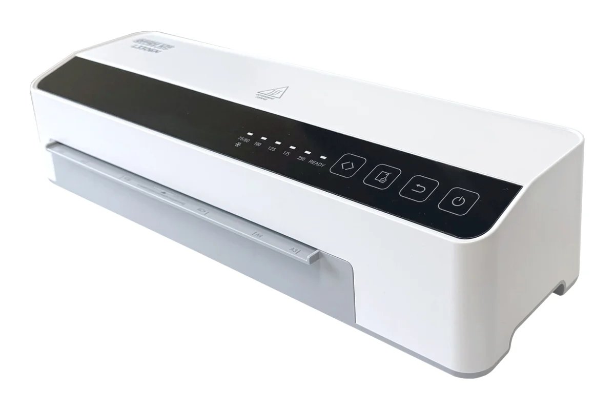 Ламинатор Office Kit L3306N белый/черный A3 (75-250мкм) 100см/мин (6вал.) хол.лам. лам.фото реверс