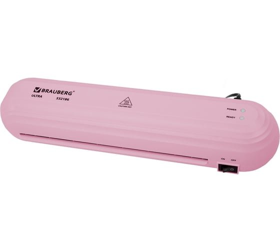 Ламинатор BRAUBERG Ultra PM235P 532186 A4 розовый