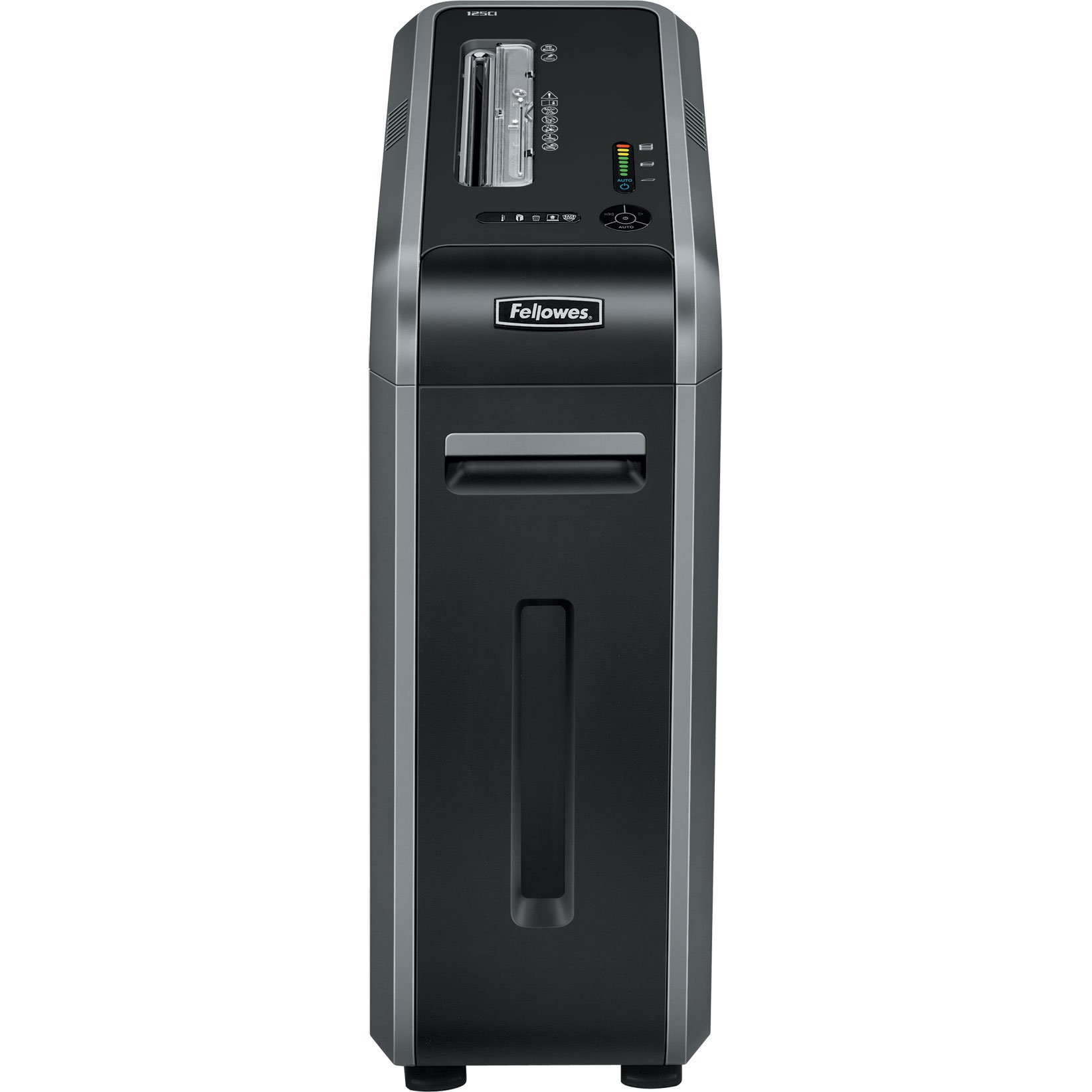 Шредер Fellowes PowerShred 125Ci (секр.P-4)/фрагменты/20лист./53лтр./скрепки/скобы/пл.карты/CD