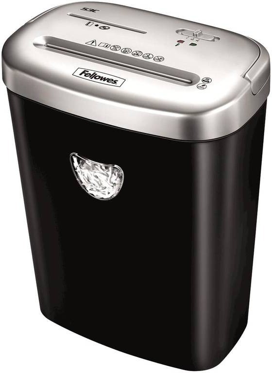 Шредер Fellowes PowerShred 53С FS-46531 черный/серый