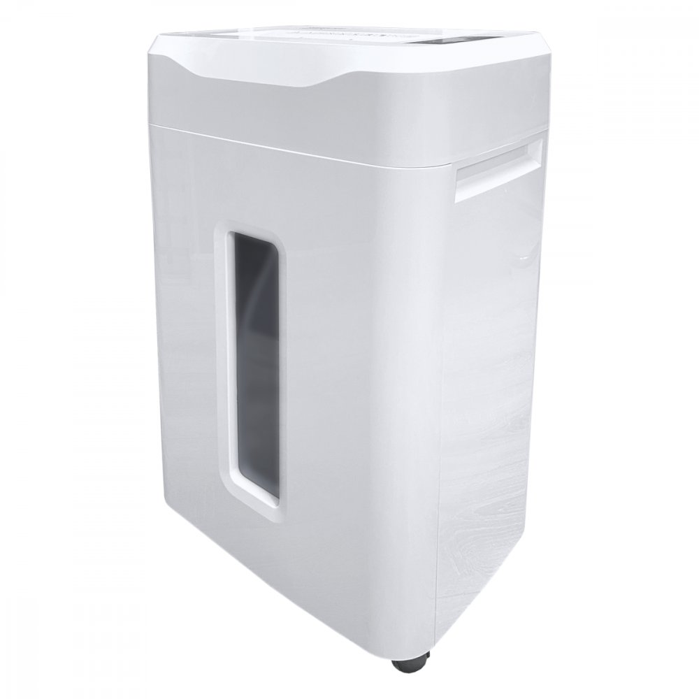 Шредер Office Kit S215N 3,9x38 белый (секр.P-4) фрагменты 22лист. 35лтр. скрепки скобы пл.карты CD