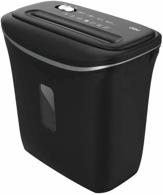 Шредер Deli E9945 черный
