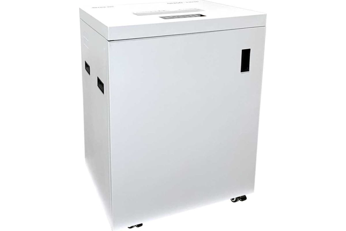 Шредер Office Kit S1650 3,9х35 белый (секр.P-4) фрагменты 35лист. 165лтр. скрепки скобы пл.карты CD