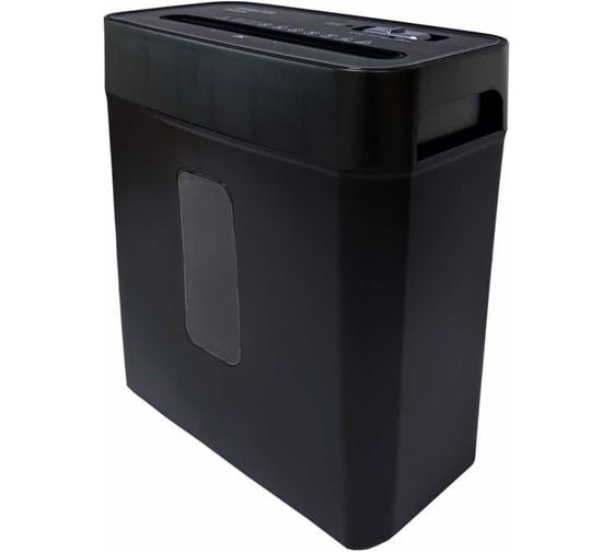 Шредер Office Kit S45N 2x13 черный (секр.P-5) фрагменты 6лист. 14лтр. скобы пл.карты