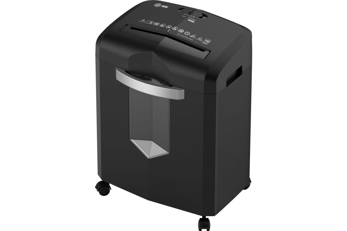 Шредер Cactus CS-SH-15-20-4X35 черный/серый