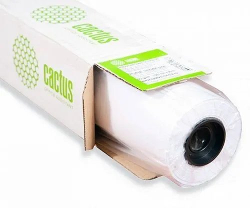 Бумага Cactus CS-PM90-61045 матовое универсальная 24"(A1) белый (1рул)