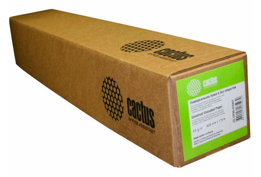 Бумага Cactus CS-LFP80-841175 A0/инженерная/белый