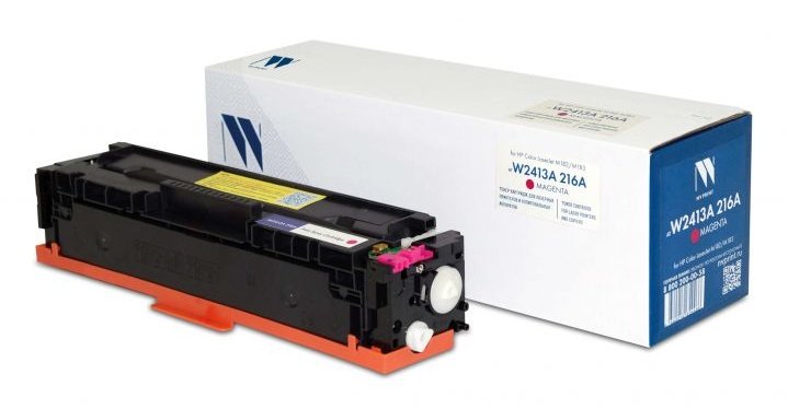 Картридж NV Print NV-W2413A-216AM NV-W2413A 216A Magenta для HP Color LaserJet M182/M183 850k до версии fw20220729