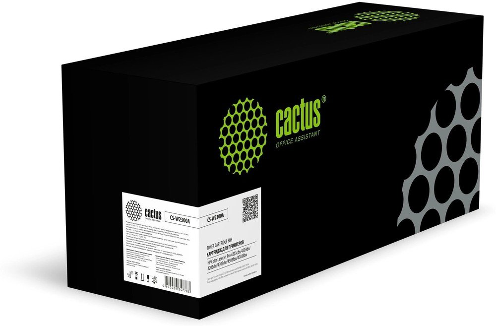 Картридж лазерный Cactus CS-W2300A (W2300A) черный (2000стр.) для HP CLJ Pro 4203cdn/4203dn/4203dw/4303dw/4303fdn/4303fdw