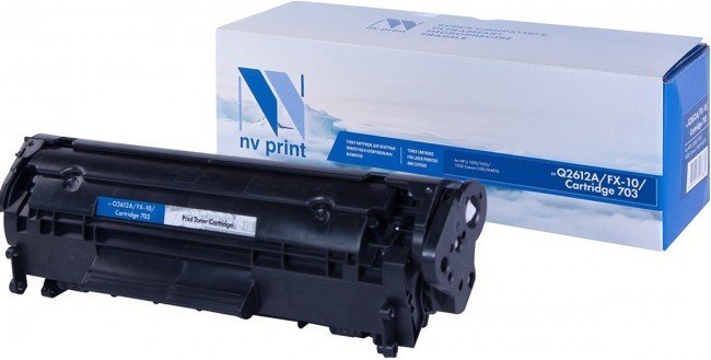 Картридж совместимый NVPrint NV-Q2612A HP Q2612A для LJ 1010/1012/1015/1020/1022/3015/3020/3030 (2000k)