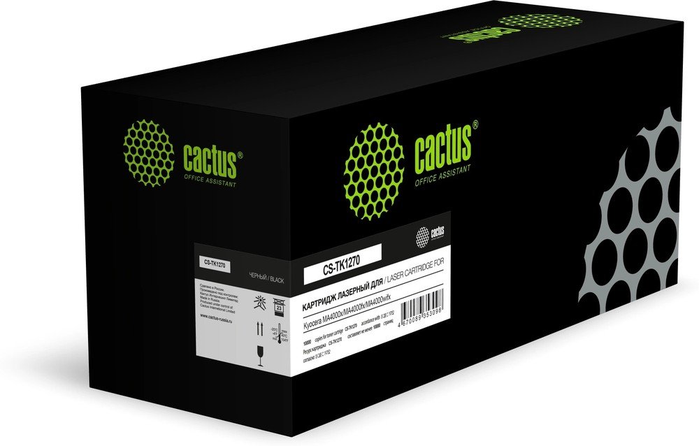 Картридж лазерный Cactus CS-TK1270 TK-1270 черный 10000стр для Kyocera MA4000x/MA4000fx/MA4000wifxNew