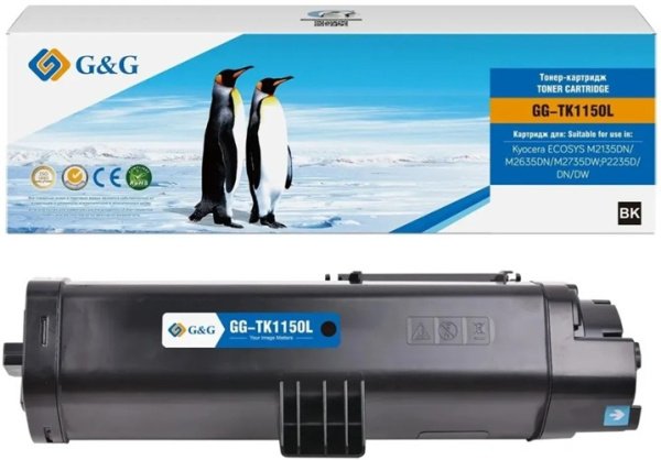 Картридж лазерный G&G GG-TK1150L черный 7200стр для Kyocera ECOSYS M2135DN/M2635DN/M2735DW,P2235D