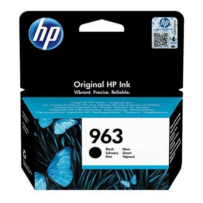 Картридж струйный HP 963 3JA26AE черный (1000стр.) для HP OfficeJet Pro 901x/902x/HP