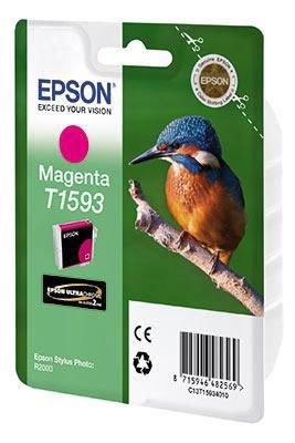 Картридж струйный Epson T1593 C13T15934010 пурпурный (17мл) для Epson St Ph R2000