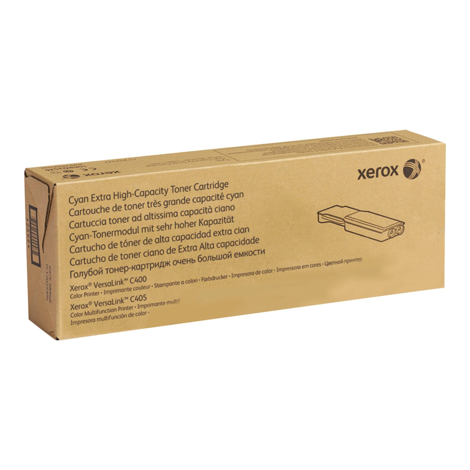 Картридж лазерный Xerox 106R03534 голубой (8000стр.) для Xerox VersaLink C400/ C405