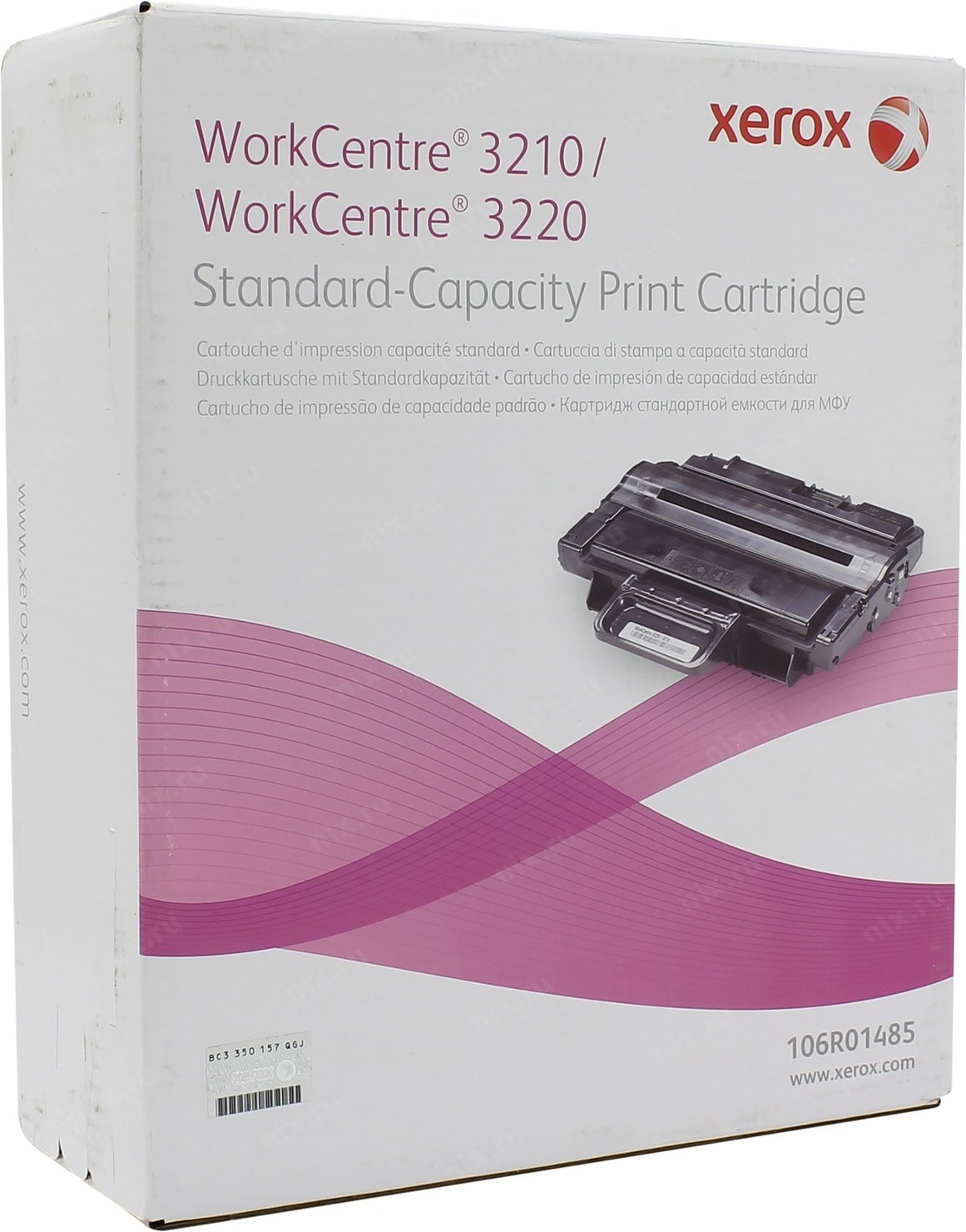 Картридж лазерный Xerox 106R01485 черный (2000стр.) для Xerox WC 3210/3220