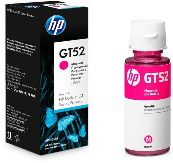 Картридж струйный HP GT52 M0H55AE пурпурный (8000стр.) (70мл) для HP DJ GT