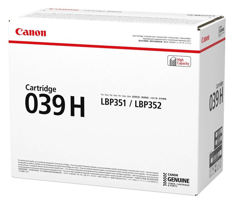 Картридж лазерный Canon 039HBK 0288C001 черный (25000стр.) для Canon LBP-351
