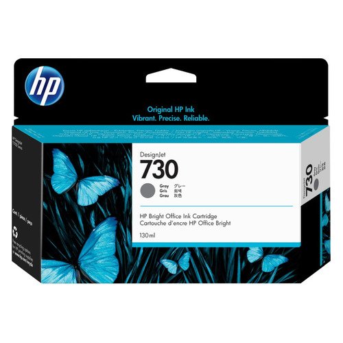 Картридж струйный HP 730 P2V66A серый (130мл) для HP DJ T1700