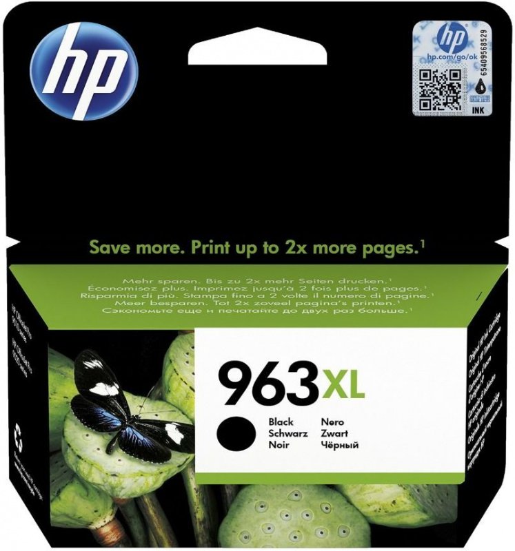 Картридж струйный HP 963 3JA30AE черный (2000стр.) для HP OfficeJet Pro 901x/902x/HP