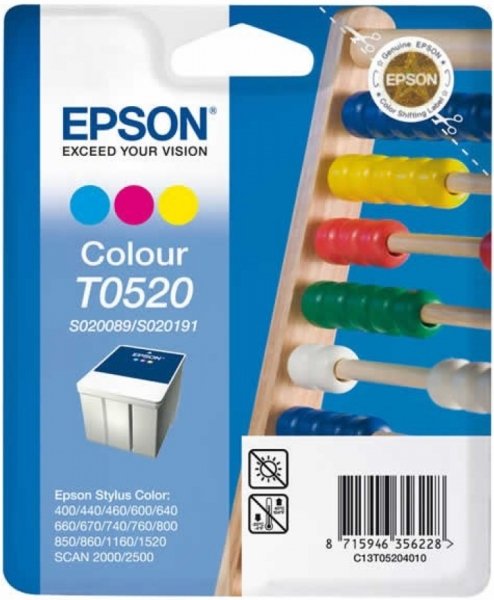 Картридж Epson C13T05204010 I/C color St,Color 400/600/Ph/Ph700/PhEX/440/640
