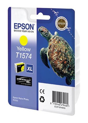 Картридж струйный Epson T1574 C13T15744010 желтый (25.9мл) для Epson St Ph R3000