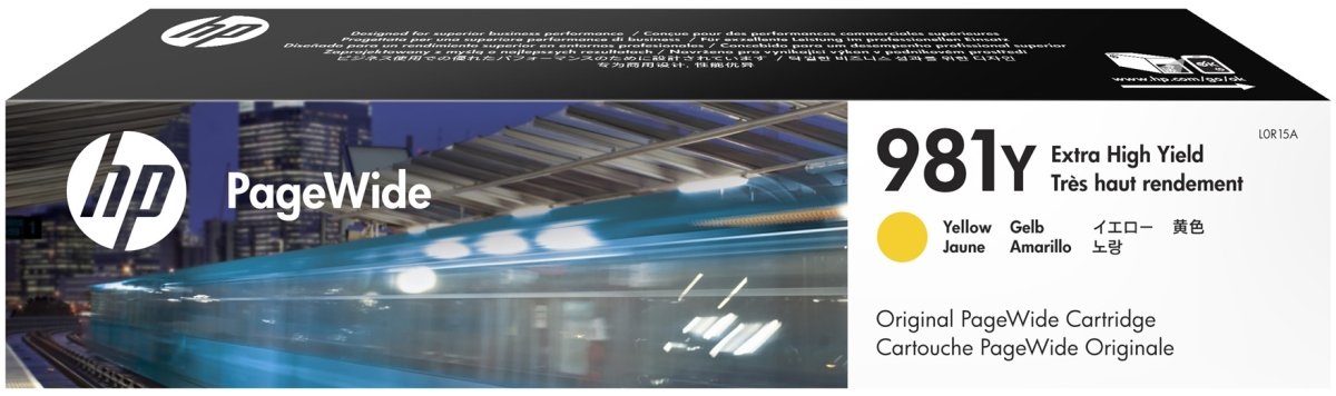 Картридж HP 981Y L0R15A желтый Original PageWide Crtg