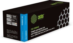 Картридж лазерный Cactus CS-C069HC 069H голубой 5500стр для Canon i-Sensys MF752Cdw MF752/MF754Cdw MF754
