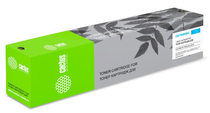 Тонер Картридж Cactus CS-TK8315C голубой (6000стр.) для Kyocera FS-Taskalfa-2550CI