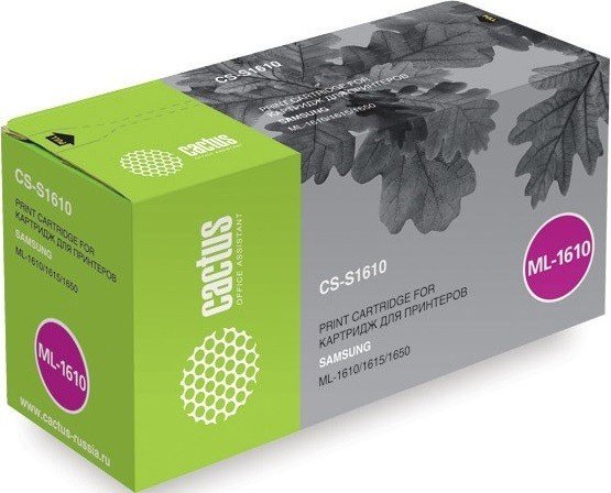 Картридж Cactus CS-S1610 (ML-1610) для принтеров SAMSUNG ML-1610/ 1615/ 1650, черный, 2000 стр.