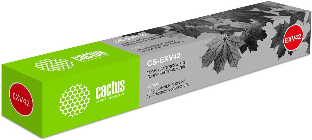 Картридж Cactus C-EXV42 (CS-EXV42) лазерный черный (10200стр.) для Canon IR 2202/2202N/2204 MFP/2204F MFP/2204N MFP