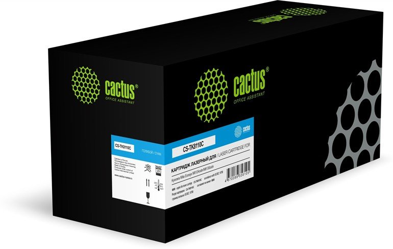 Картридж лазерный Cactus CS-TK8110C TK-8110C Asia-Pacific голубой 6000стр для Kyocera Mita Ecosys M8124cidn/M8130cidn