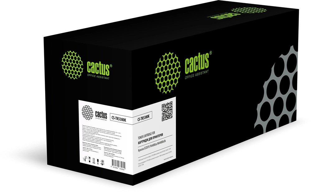 Картридж лазерный Cactus CS-TK5380K TK-5380K черный (13000стр) для Kyocera ECOSYS PA4000cx/MA4000cifx