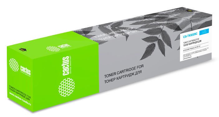 Тонер Картридж Cactus CS-TK8325C голубой (12000стр.) для Kyocera Taskalfa-2551CI