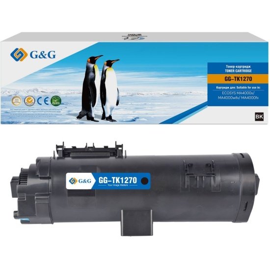 Картридж лазерный G&G GG-TK1270 черный 10000стр для Kyocera ECOSYS MA4000x/MA4000wifx/MA4000fx