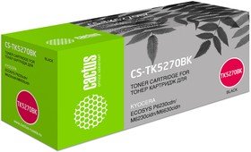 Картридж лазерный Cactus CS-TK5270BK TK-5270BK черный 8000стр для Kyocera Ecosys P6230cdn/M6230cidn/M6630cidn