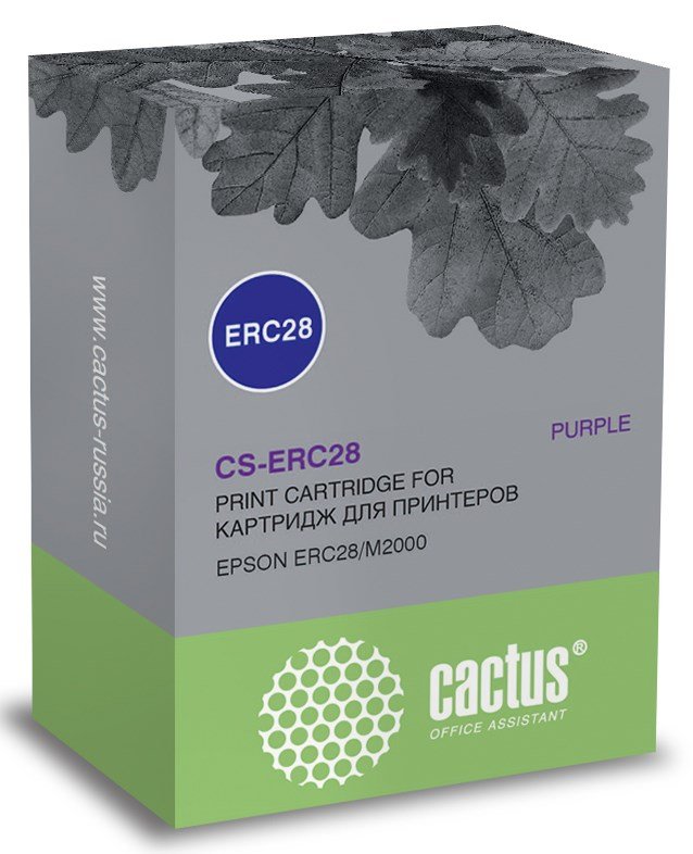Картридж Cactus CS-ERC28 матричный фиолетовый для Epson ERC28/M2000