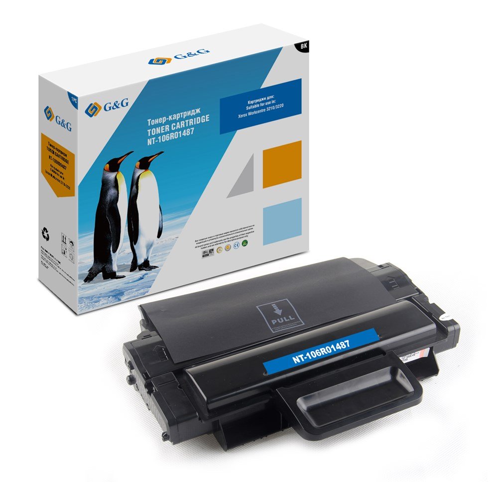 Картридж лазерный G&G GG-106R01487 черный 4100стр для Xerox WorkCentre 3210/3220