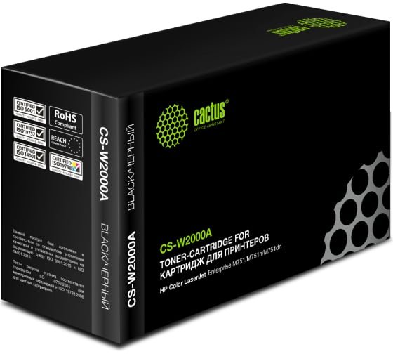 Картридж лазерный Cactus CS-W2000A W2000A черный 7000стр для HP CLJ Ent M751