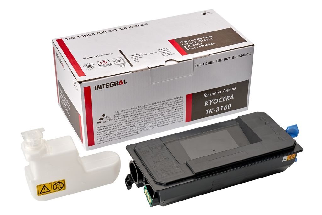 Картридж INTEGRAL TK-3160 (12100173) для Kyocera для ECOSYS P3045dn/3050dn/3055dn (12500k) с чипом TK-3160 Chip