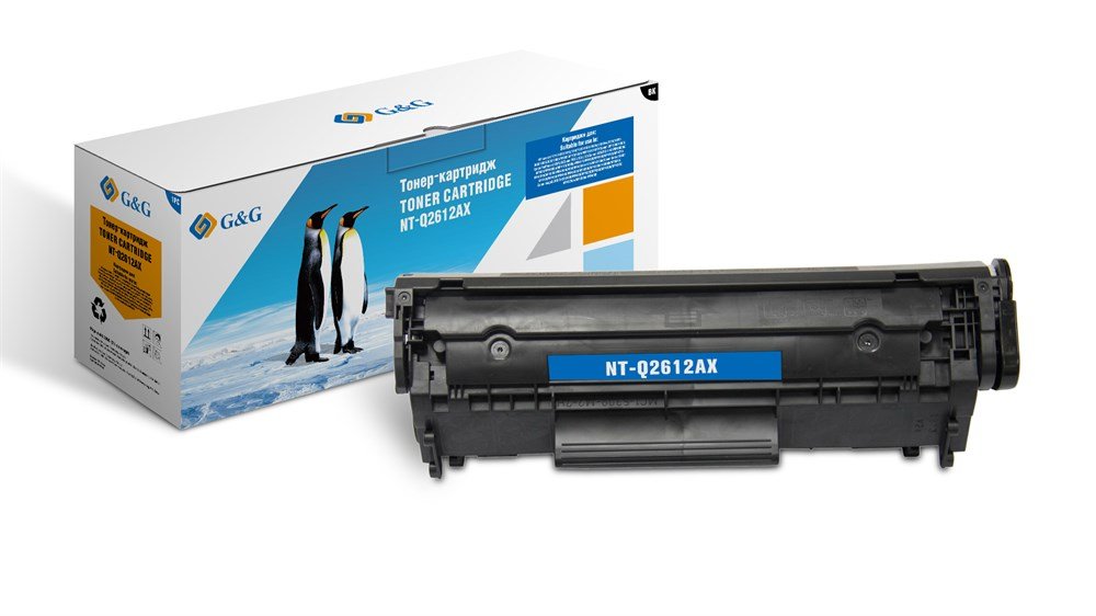 Картридж лазерный G&G GG-Q2612AX черный 3000стр для HP LJ 1010/1012/1015/1018/1020/1022/1022n/1022nw/3015/3020
