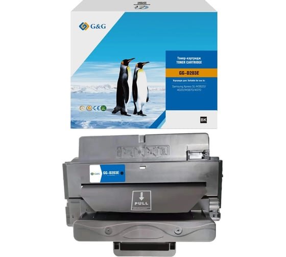 Картридж лазерный G&G GG-D203E MLT-D203E черный 10000стр для Samsung Xpress SL-M3820/4020/M3870/4070