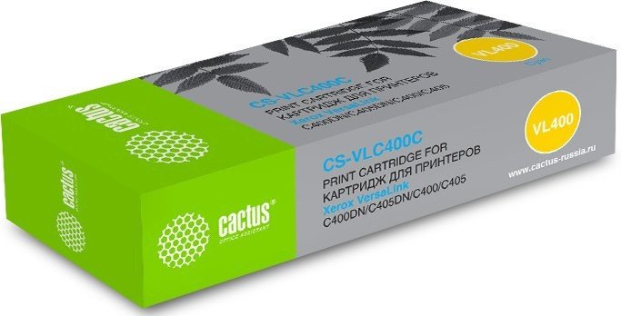 Картридж лазерный Cactus CS-VLC400CRU 106R03534 голубой 8000стр для Xerox VersaLink C400DN/C405DN/C400/405/C400N/C405N