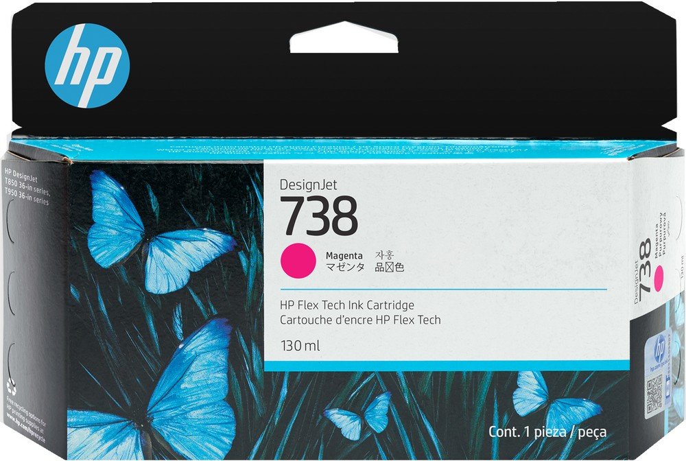 Картридж HP 498N6A 738 130-ml Magenta DesignJet Ink Cartridge