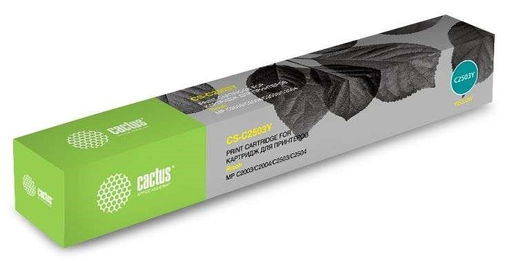 Тонер Картридж Cactus CS-C2503Y желтый (9500стр.) для Ricoh Aficio MP C2003SP/MP C2004ASP/MP C2011SP