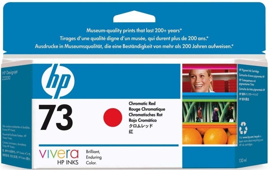 Картридж струйный HP 73 CD951A хроматический красный для HP DJ Z3200 (130мл)