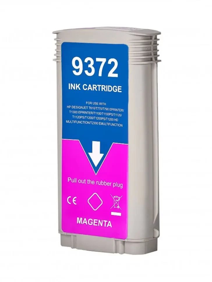 Картридж струйный NV Print 72 (NV-C9372A) Magenta для HP DesignJet T1100, T1120, T1200, T1300, T610, T620, T770, T790, T2300, T795 (130 мл)