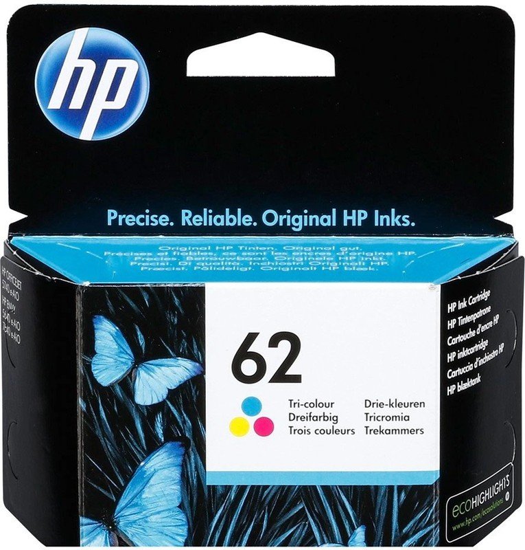 Картридж струйный HP 62 C2P06AE многоцветный (165стр) для HP OJ 200
