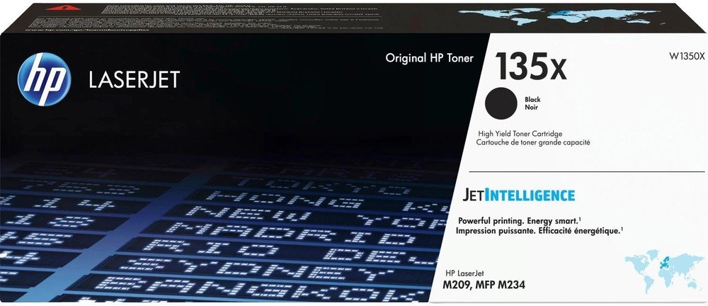 Картридж лазерный HP 135X (W1350X) черный (2400стр.) для HP LaserJet M209dw M209, M234dwe M234